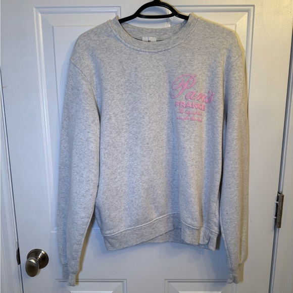 RebelSugar Sweaters - RebelSugar Crewneck Crop Sweater - Paris